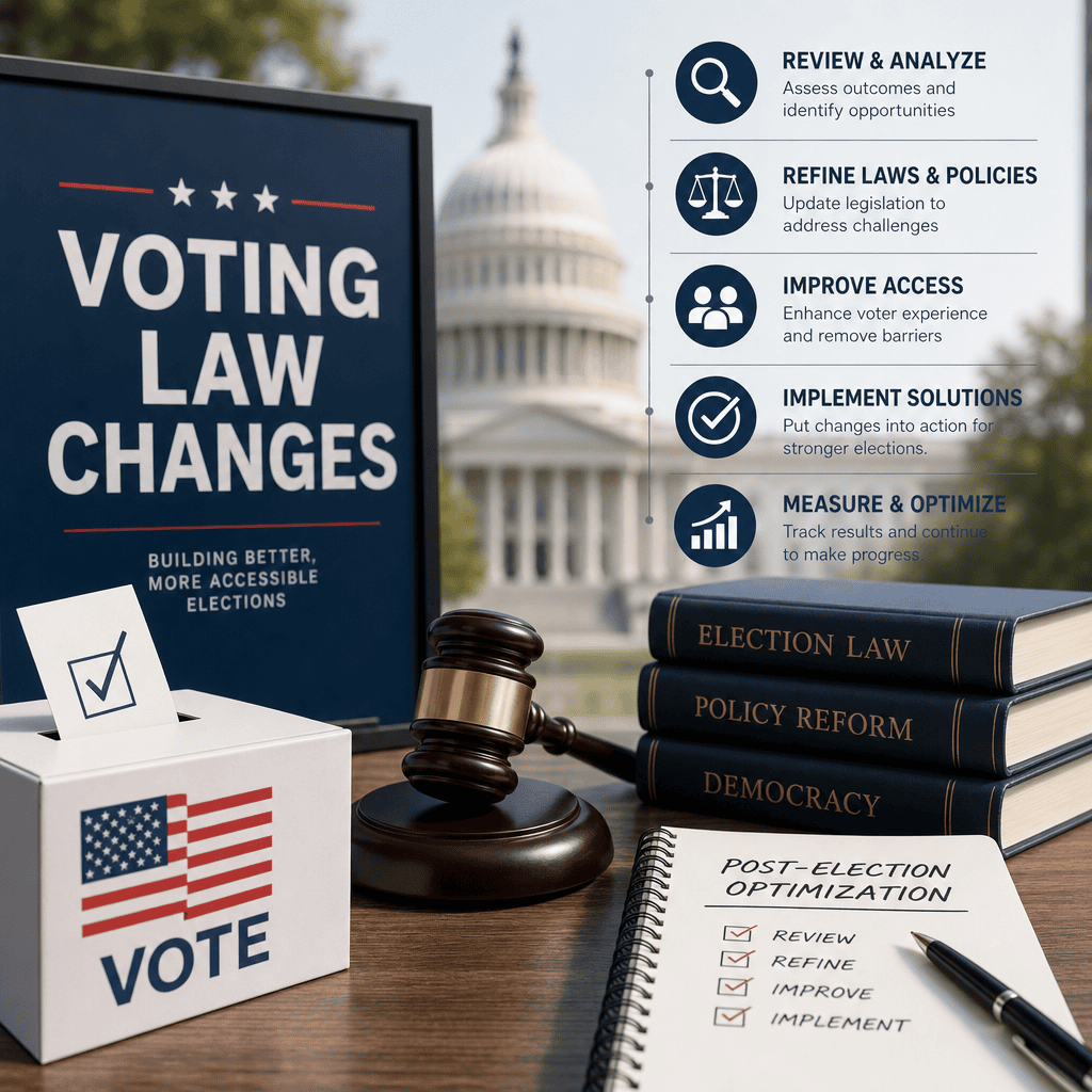 Additional Illustration of Voting Law Changes: Effortless Solutions for Post-Election Optimizations