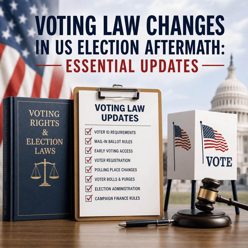 Illustration of Voting Law Changes in US Election Aftermath: Essential Updates
