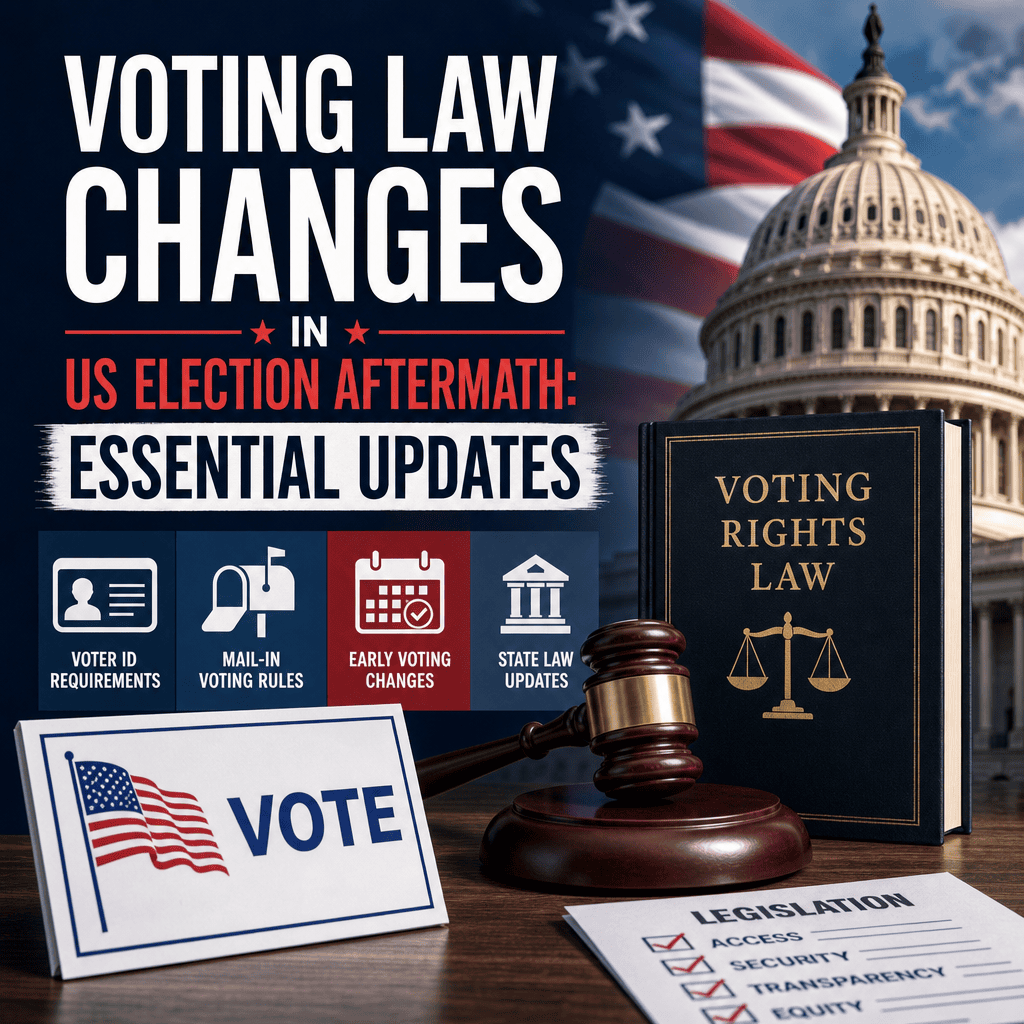 Illustration of Voting Law Changes in US Election Aftermath: Essential Updates