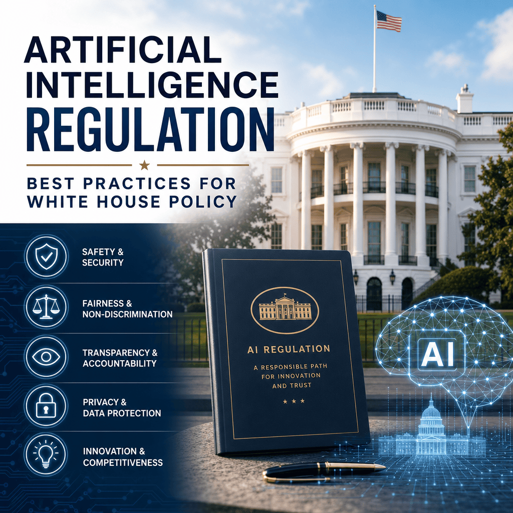 Illustration of Artificial Intelligence Regulation: Best Practices for White House Policy