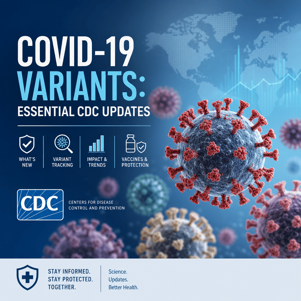 Illustration of COVID-19 Variants: Essential CDC Updates