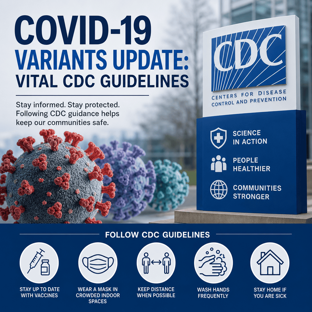 Additional Illustration of COVID-19 Variants Update: Vital CDC Guidelines