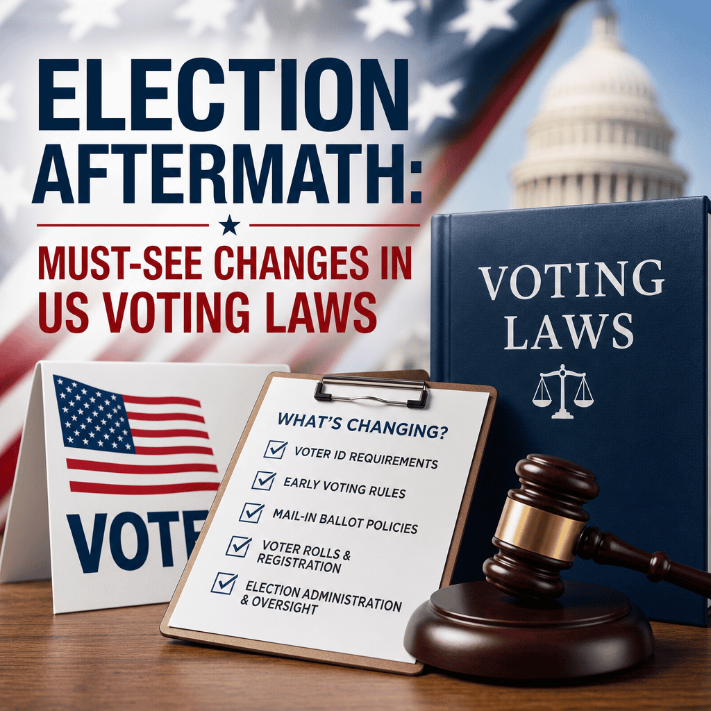 Illustration of Election Aftermath: Must-See Changes in US Voting Laws