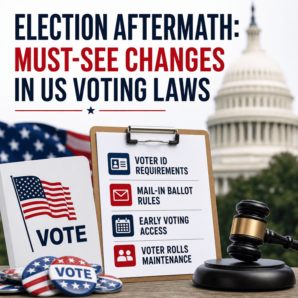 Additional Illustration of Election Aftermath: Must-See Changes in US Voting Laws