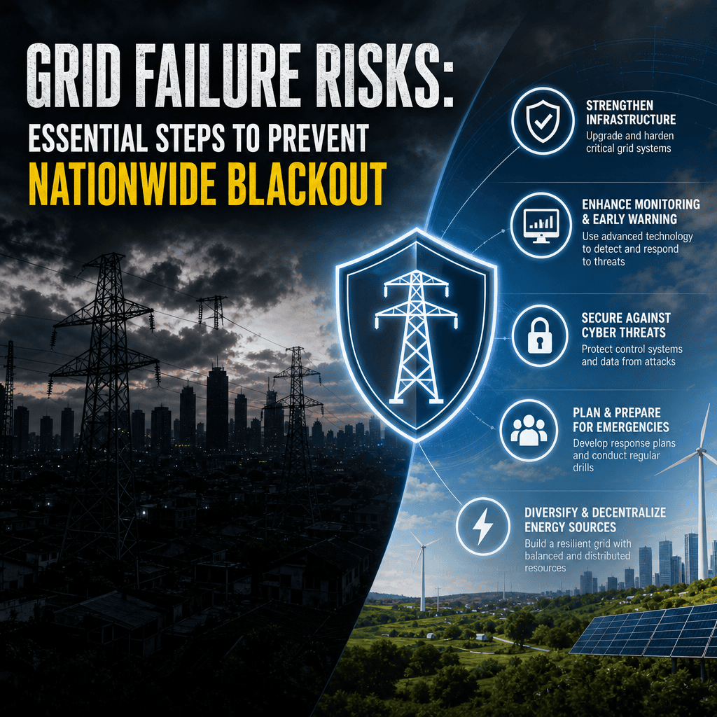 Additional Illustration of Grid Failure Risks: Essential Steps to Prevent Nationwide Blackout