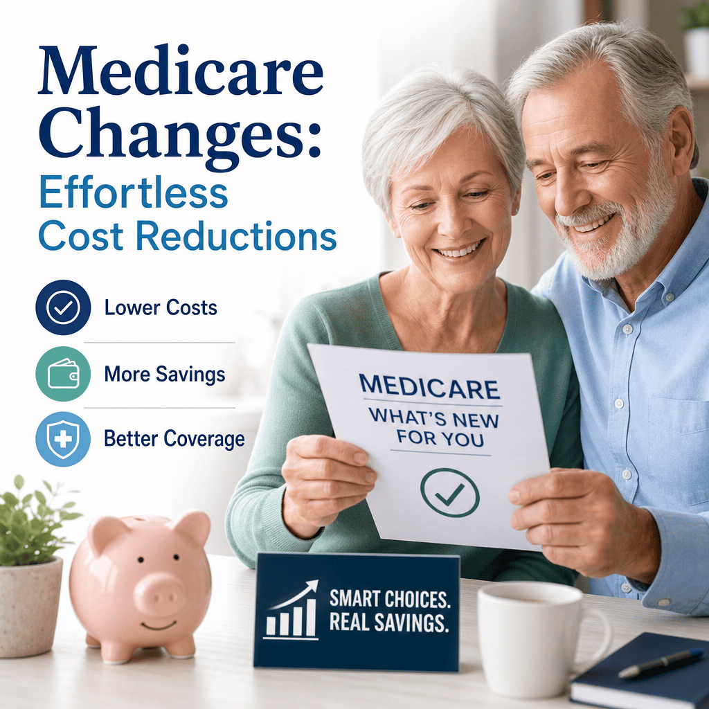 Illustration of Medicare Changes: Effortless Cost Reductions