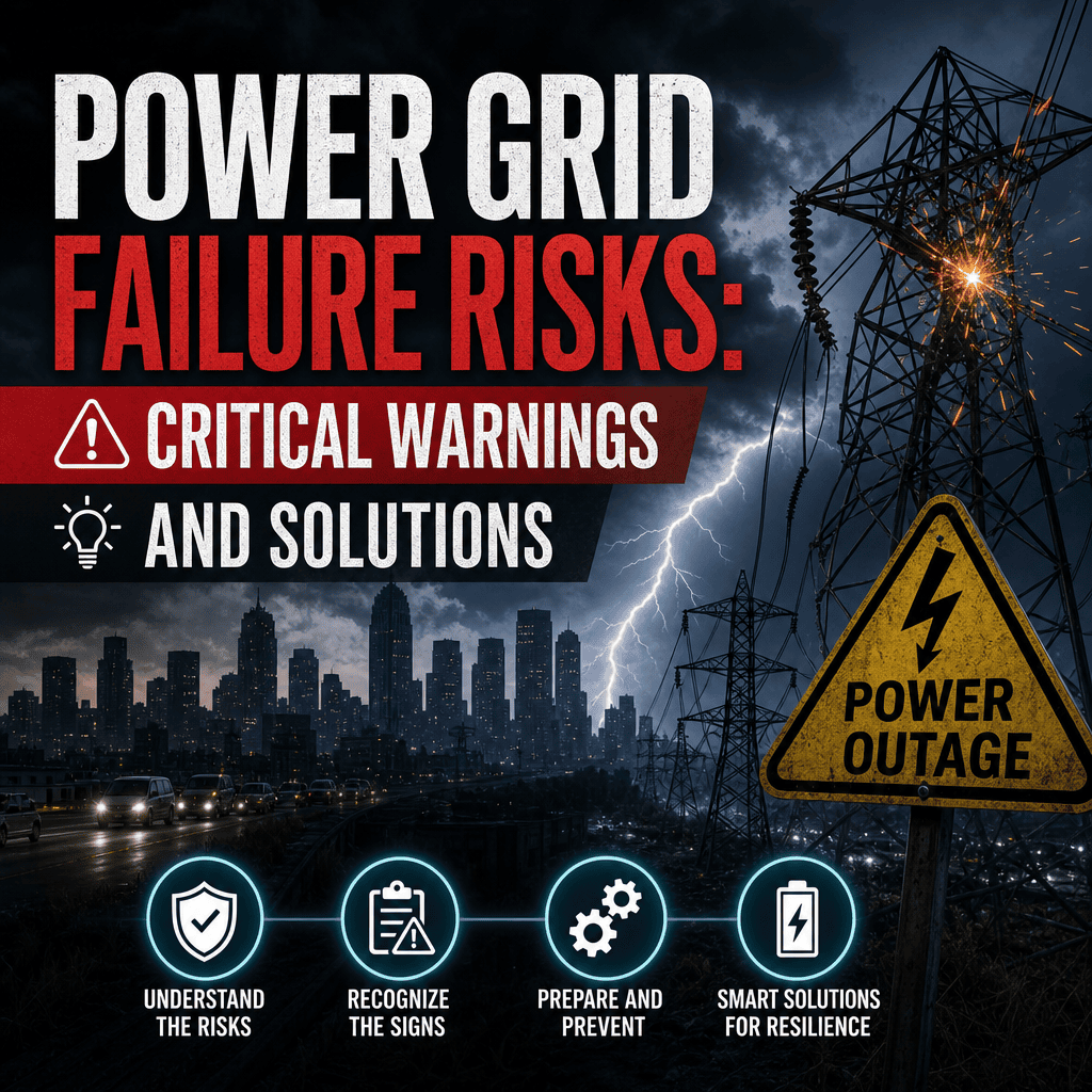 Illustration of Power Grid Failure Risks: Critical Warnings and Solutions