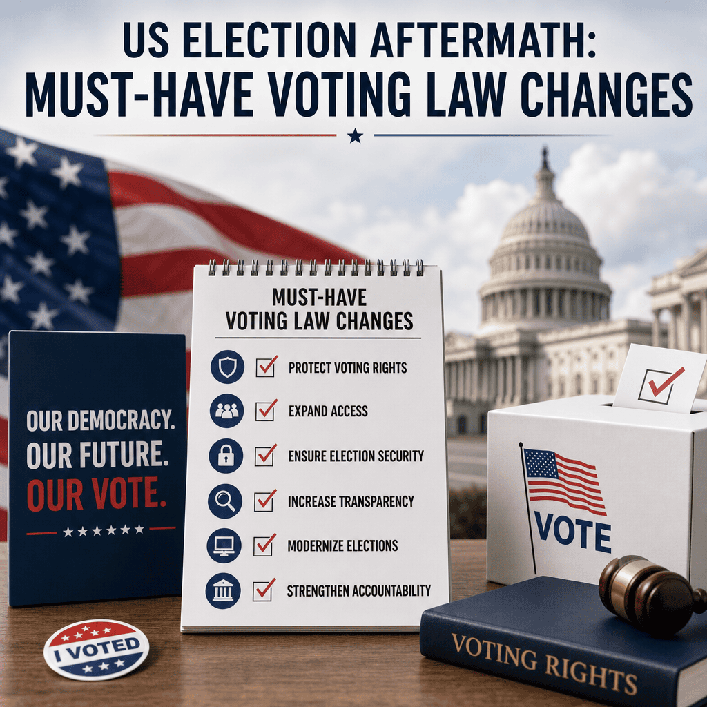 Additional Illustration of US Election Aftermath: Must-Have Voting Law Changes