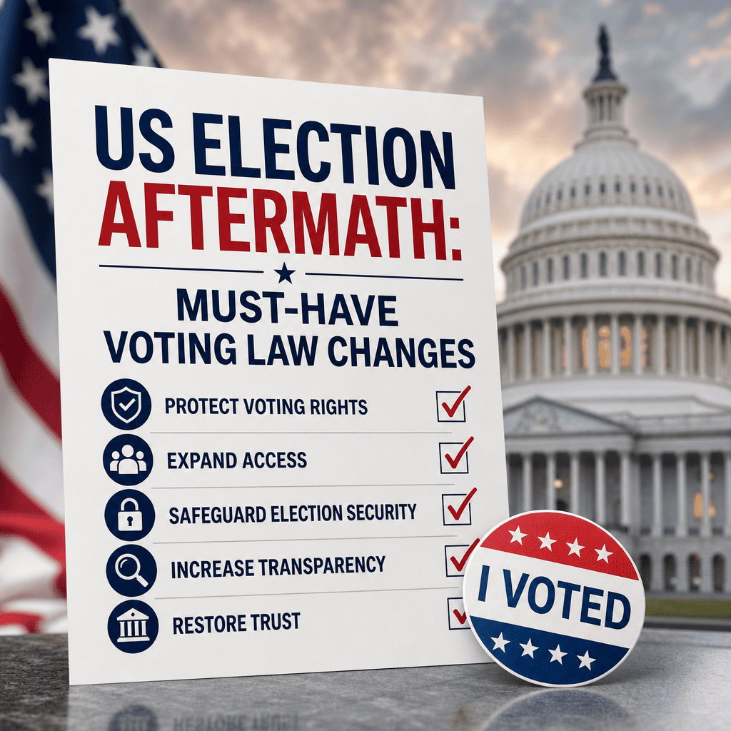 Additional Illustration of US Election Aftermath: Must-Have Voting Law Changes