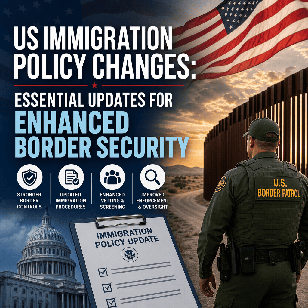 Illustration of US Immigration Policy Changes: Essential Updates for Enhanced Border Security