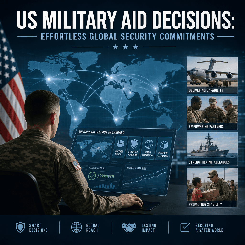 Additional Illustration of US Military Aid Decisions: Effortless Global Security Commitments
