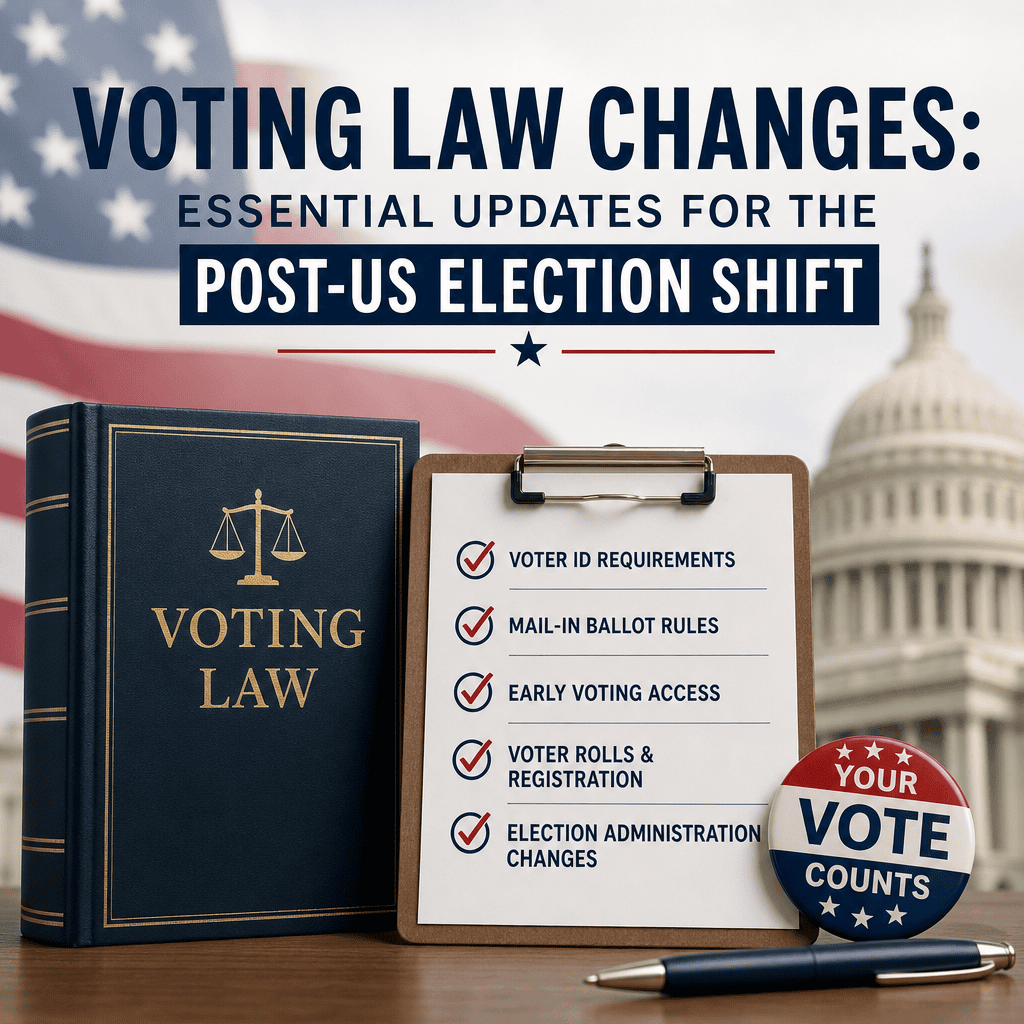 Illustration of Voting Law Changes: Essential Updates for the Post-US Election Shift
