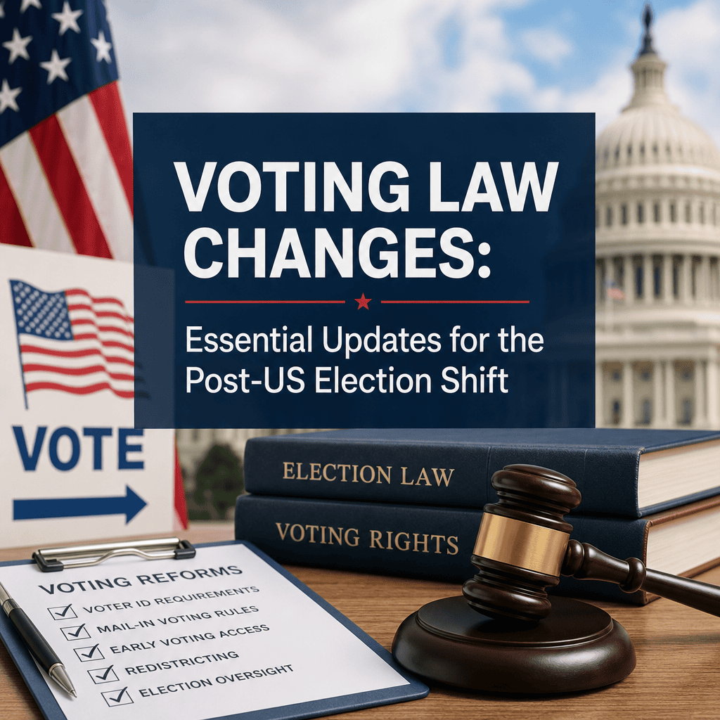 Additional Illustration of Voting Law Changes: Essential Updates for the Post-US Election Shift