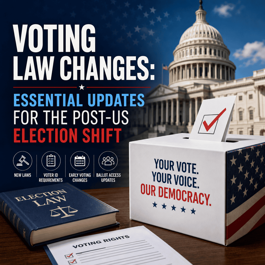 Illustration of Voting Law Changes: Essential Updates for the Post-US Election Shift