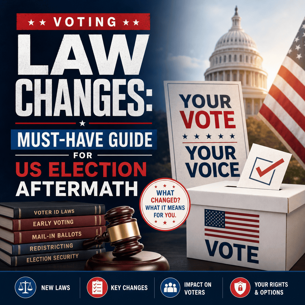 Illustration of Voting Law Changes: Must-Have Guide for US Election Aftermath