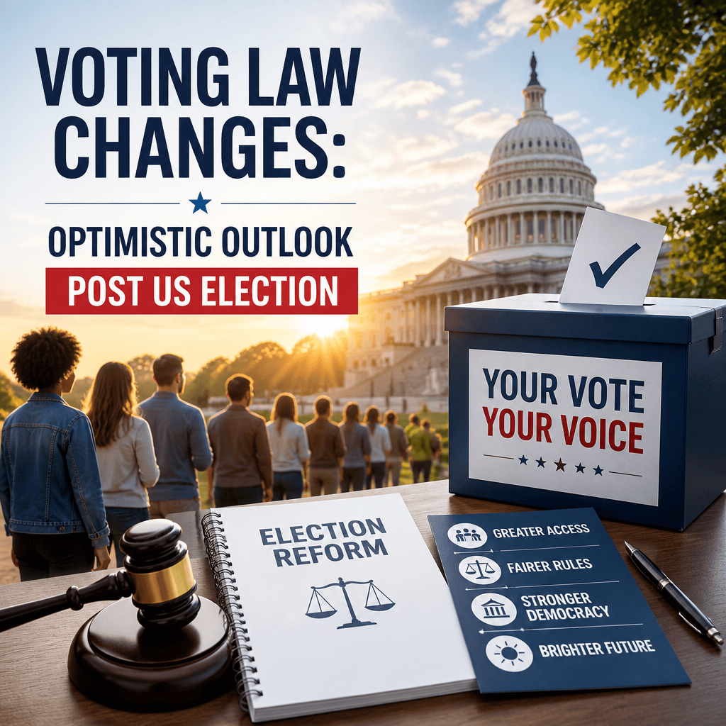 Illustration of Voting Law Changes: Optimistic Outlook Post US Election