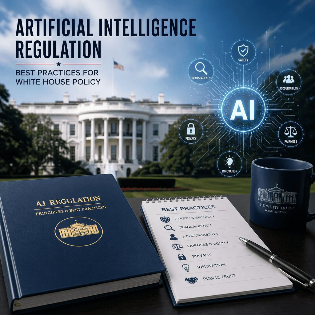 Illustration of Artificial Intelligence Regulation: Best Practices for White House Policy