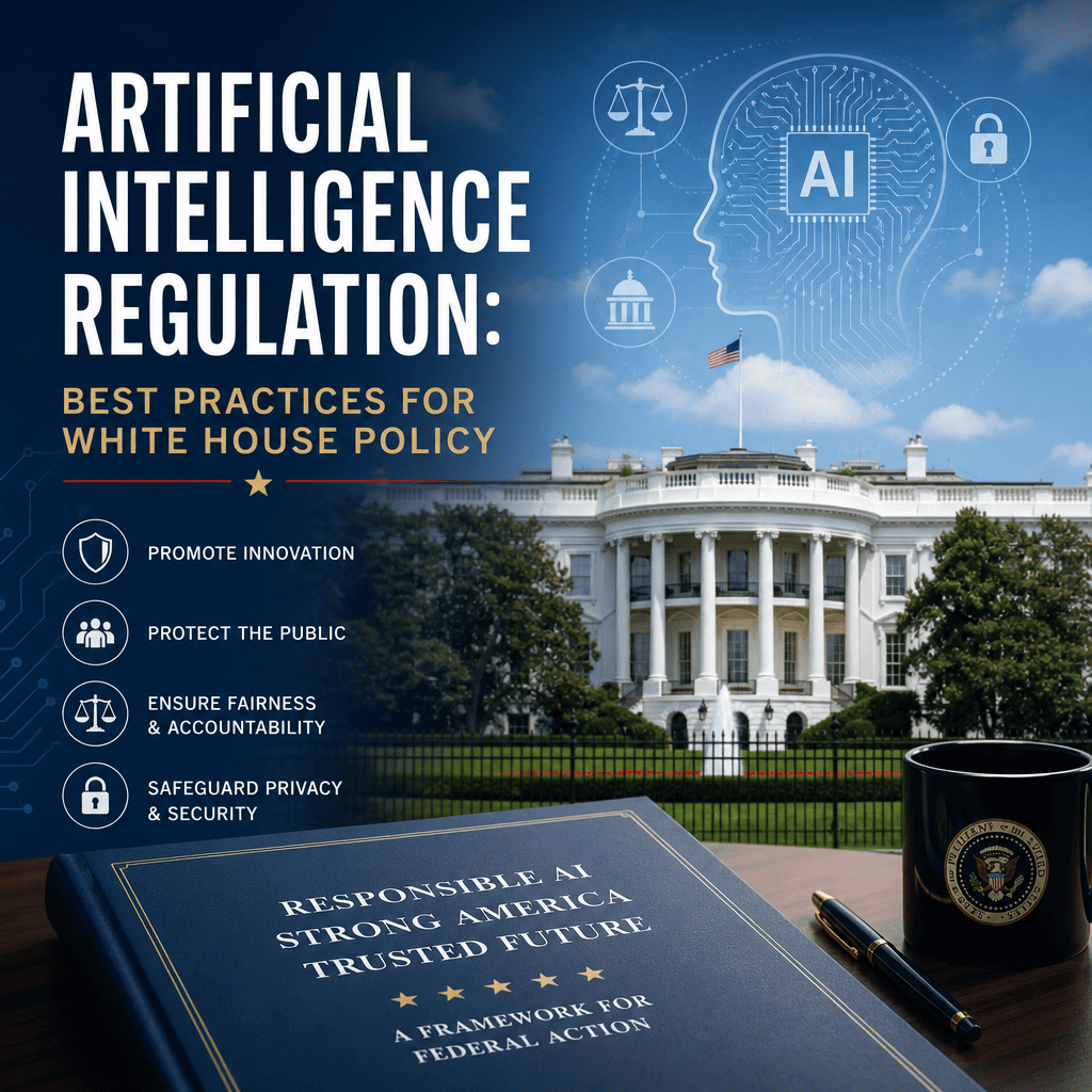 Illustration of Artificial Intelligence Regulation: Best Practices for White House Policy