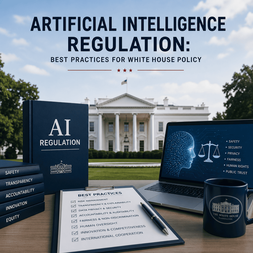 Illustration of Artificial Intelligence Regulation: Best Practices for White House Policy