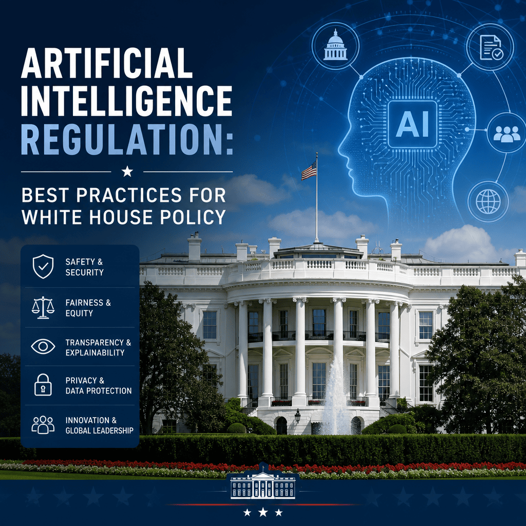 Illustration of Artificial Intelligence Regulation: Best Practices for White House Policy