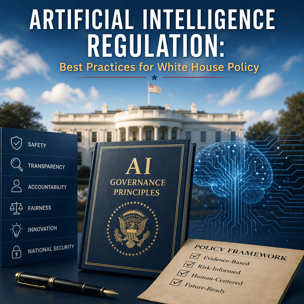 Illustration of Artificial Intelligence Regulation: Best Practices for White House Policy