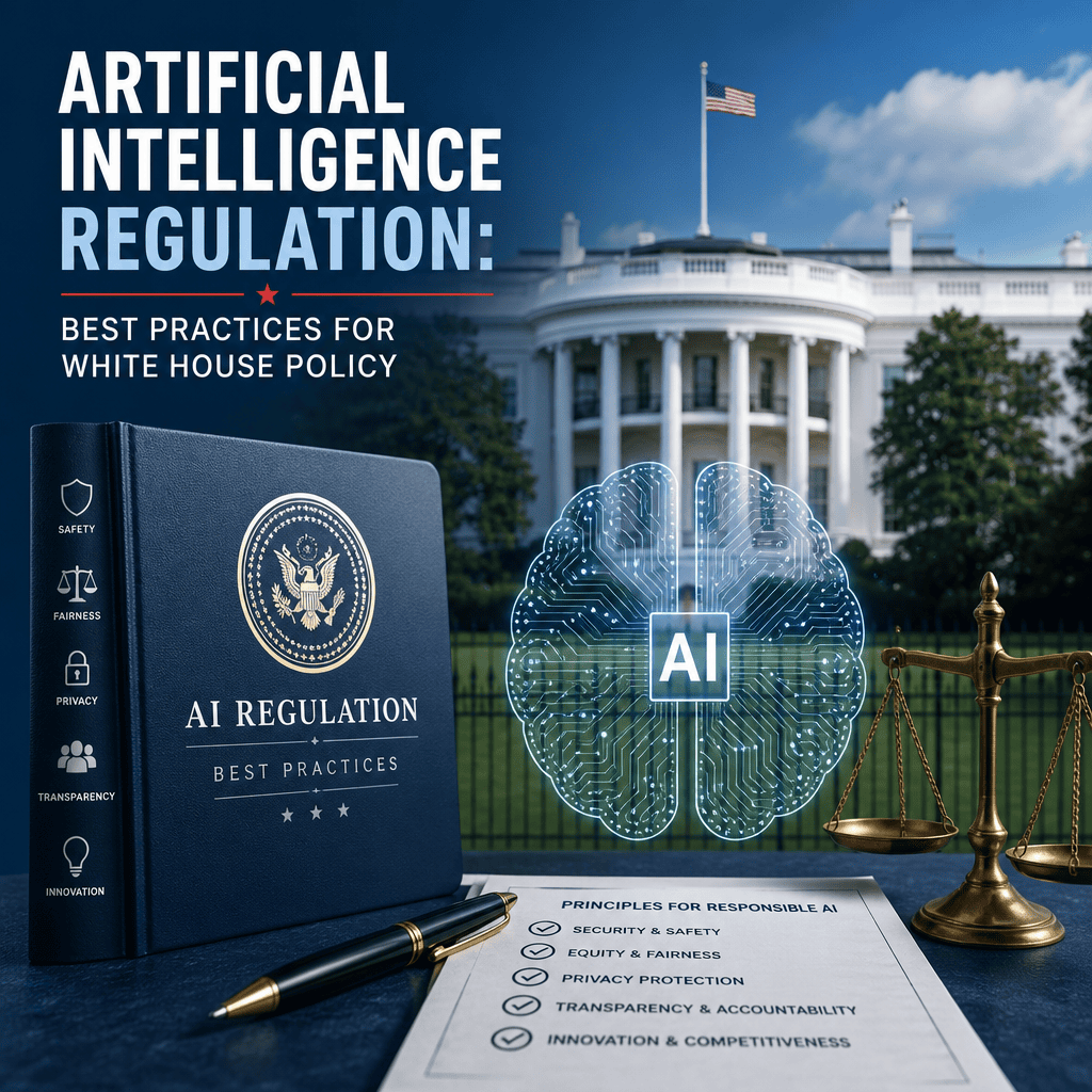 Illustration of Artificial Intelligence Regulation: Best Practices for White House Policy