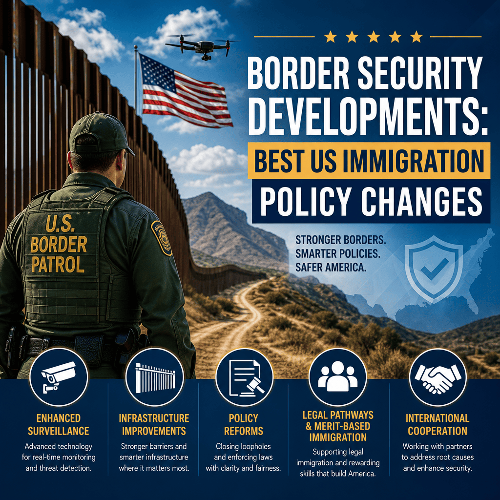 Illustration of Border Security Developments: Best US Immigration Policy Changes