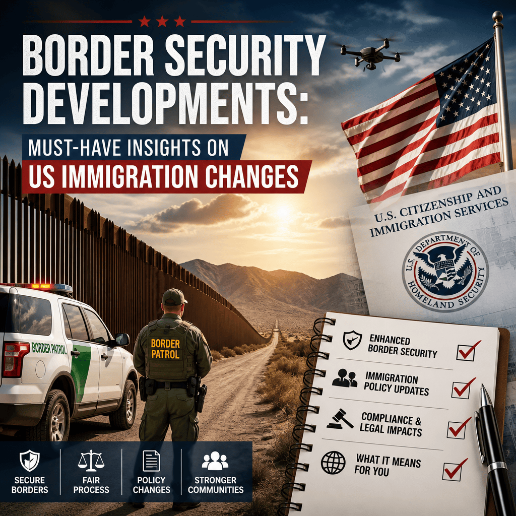 Illustration of Border Security Developments: Must-Have Insights on US Immigration Changes