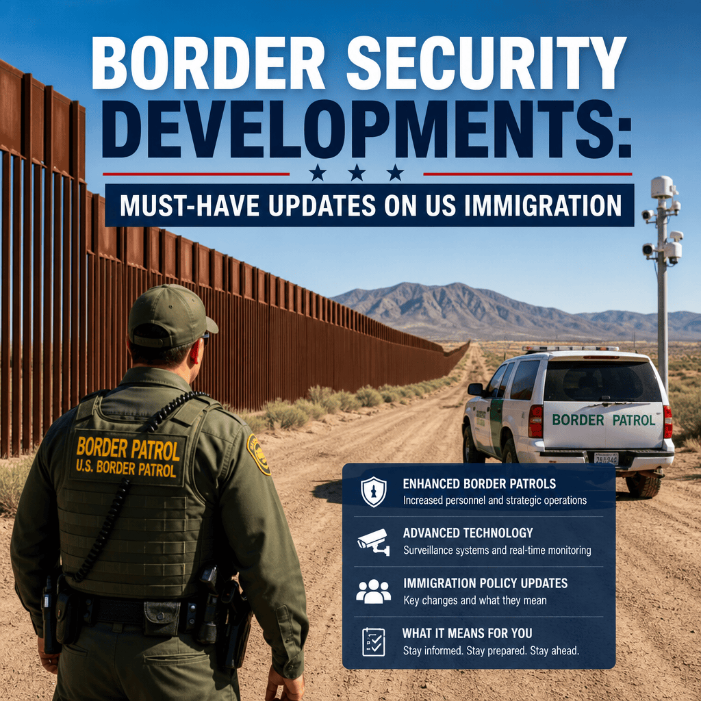 Illustration of Border Security Developments: Must-Have Updates on US Immigration