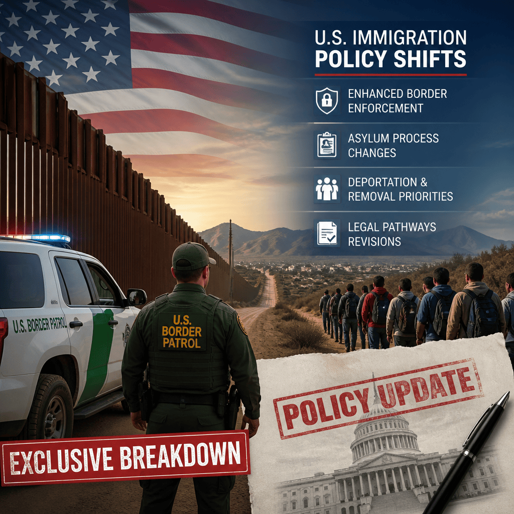 Additional Illustration of Border Security Updates: Exclusive Breakdown of US Immigration Policy Shifts