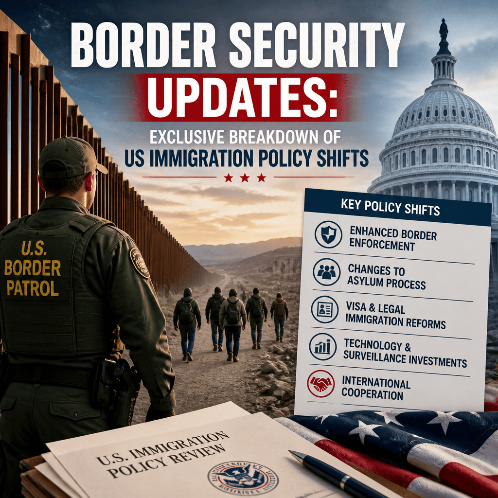 Additional Illustration of Border Security Updates: Exclusive Breakdown of US Immigration Policy Shifts