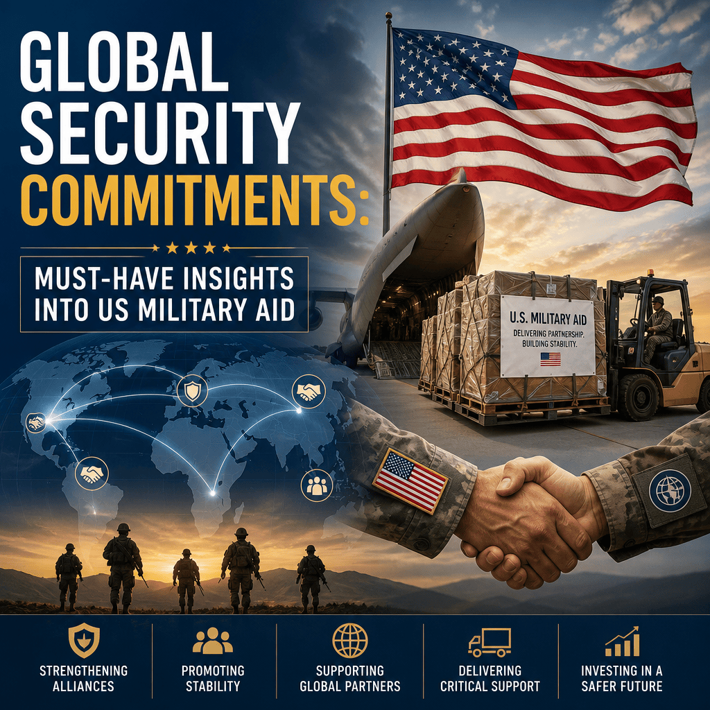 Illustration of Global Security Commitments: Must-Have Insights into US Military Aid