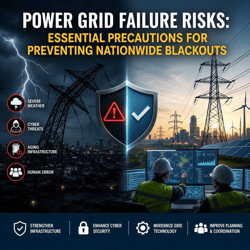 Additional Illustration of Power Grid Failure Risks: Essential Precautions for Preventing Nationwide Blackouts