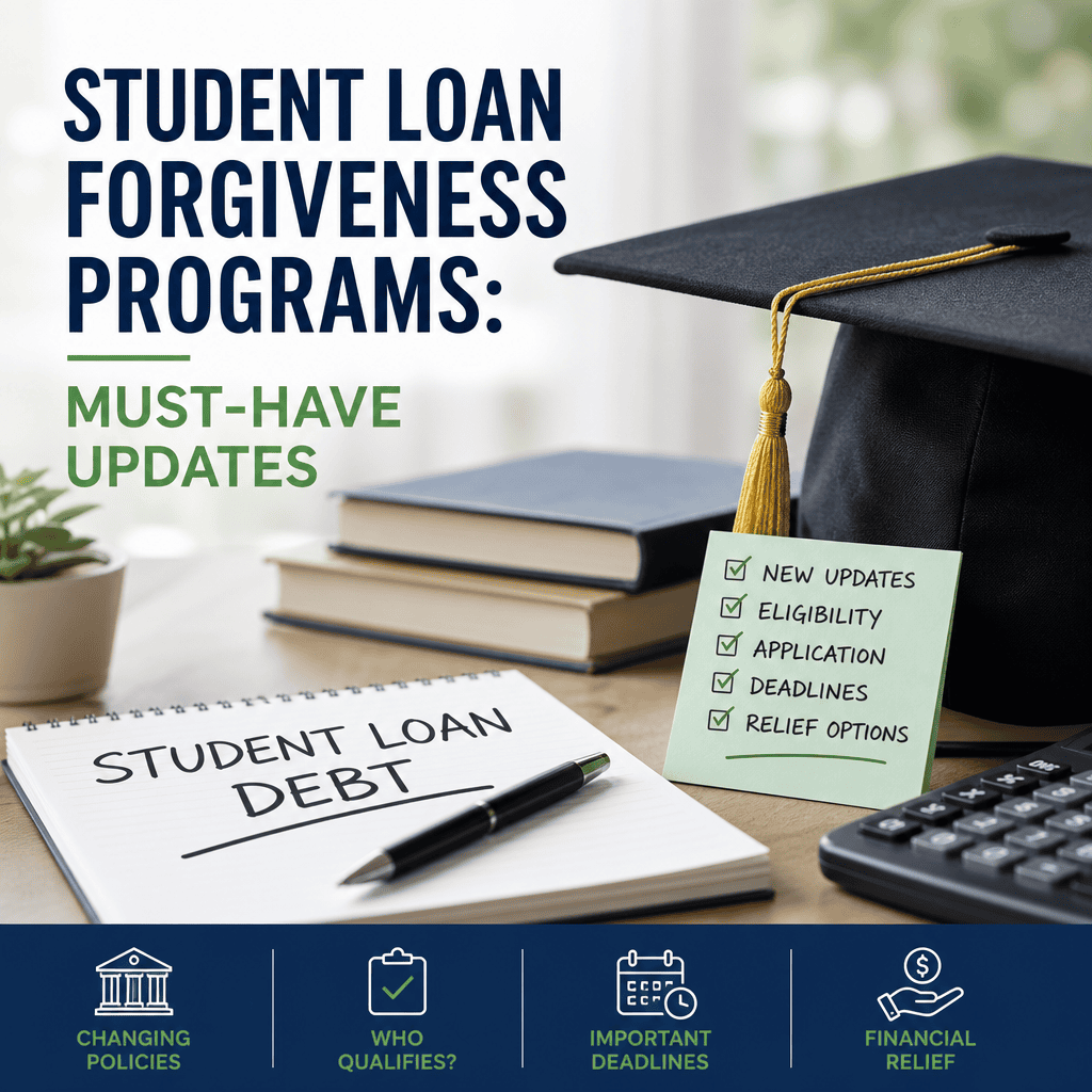 Illustration of Student Loan Forgiveness Programs: Must-Have Updates