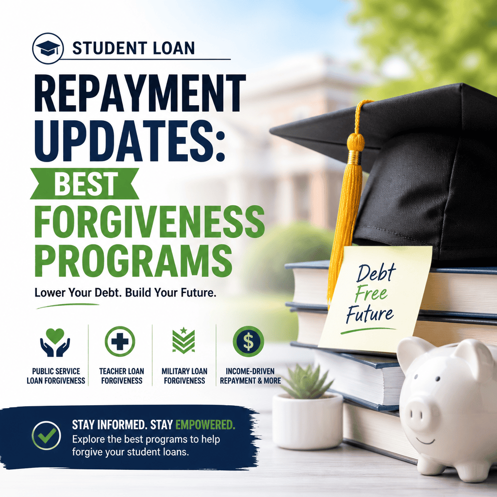 Illustration of Student Loan Repayment Updates: Best Forgiveness Programs