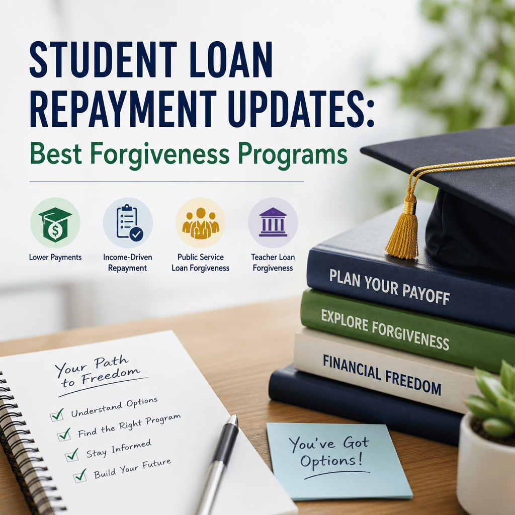 Illustration of Student Loan Repayment Updates: Best Forgiveness Programs