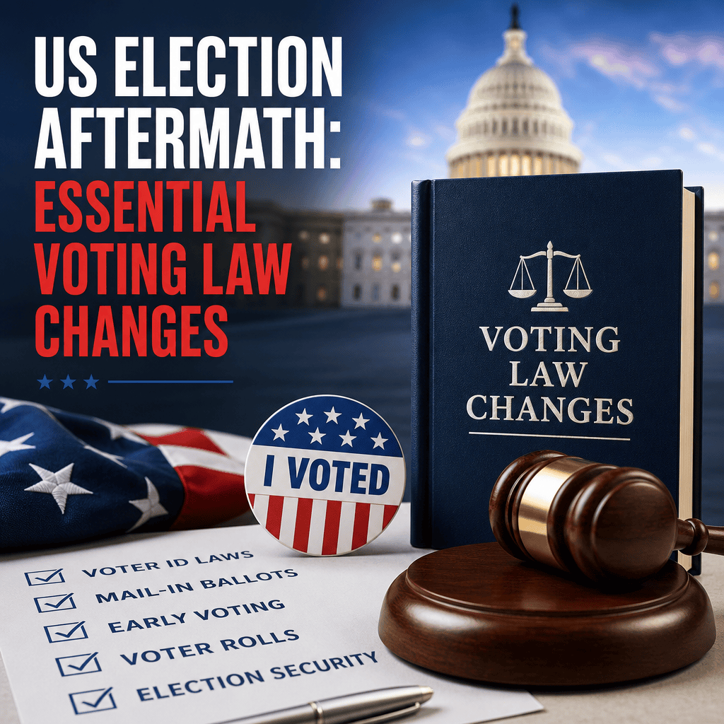 Illustration of US Election Aftermath: Essential Voting Law Changes
