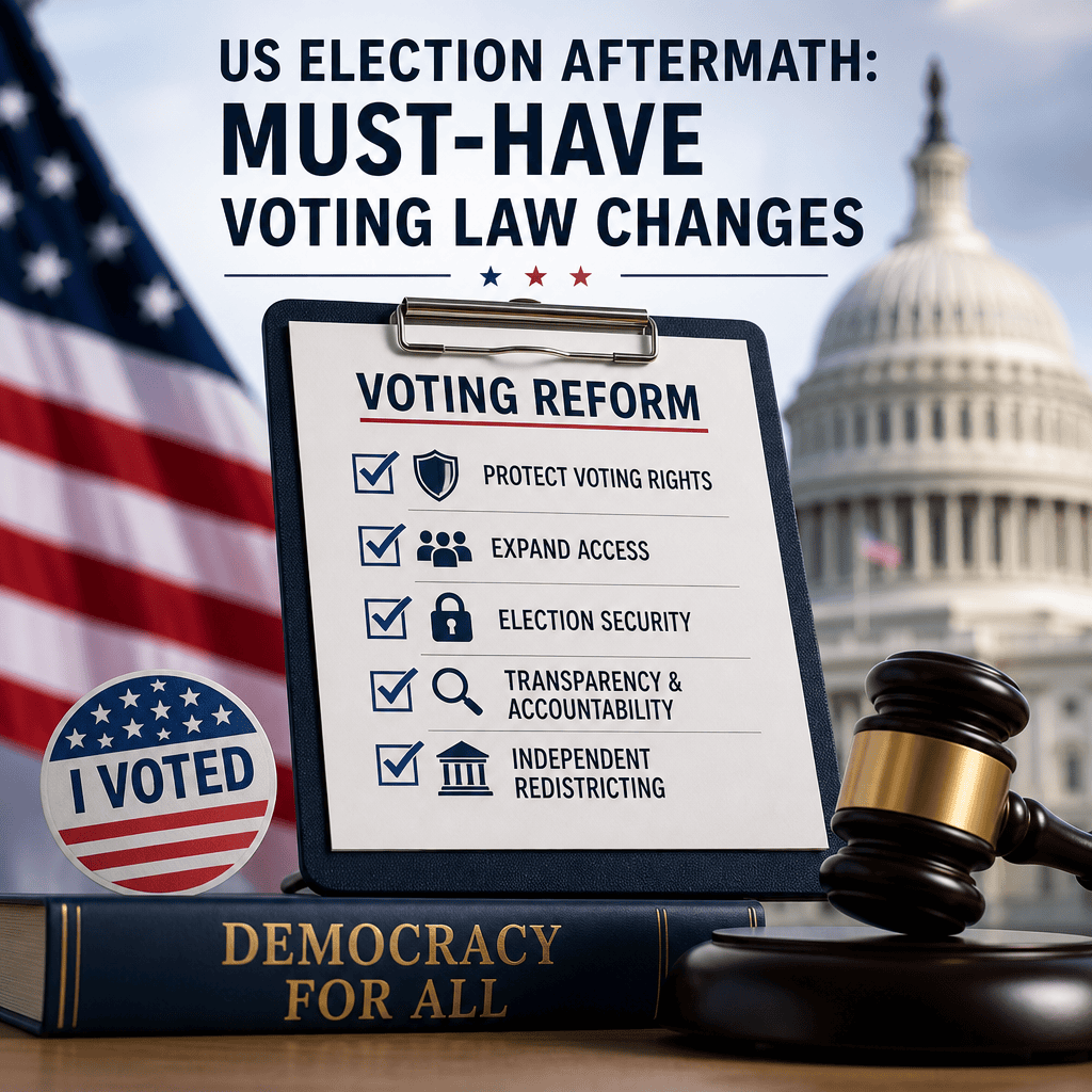 Additional Illustration of US Election Aftermath: Must-Have Voting Law Changes