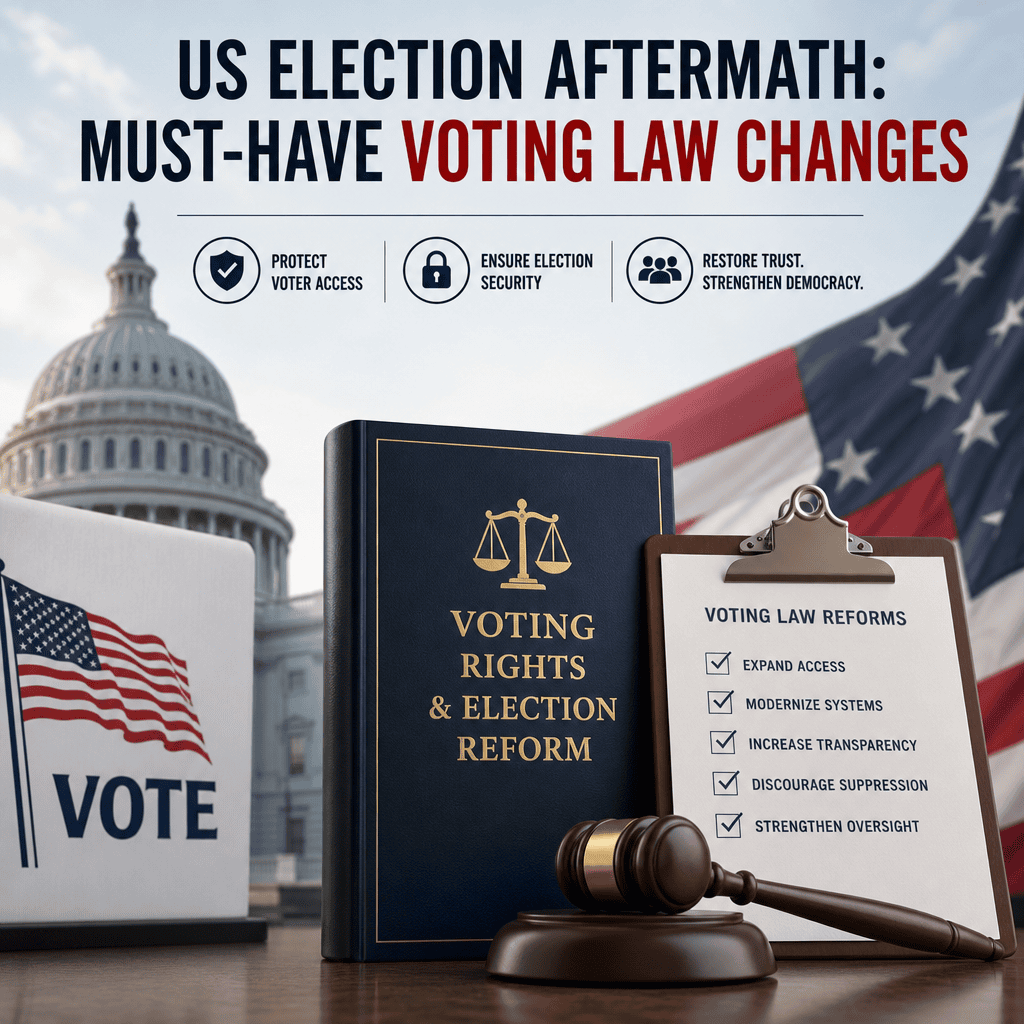 Additional Illustration of US Election Aftermath: Must-Have Voting Law Changes