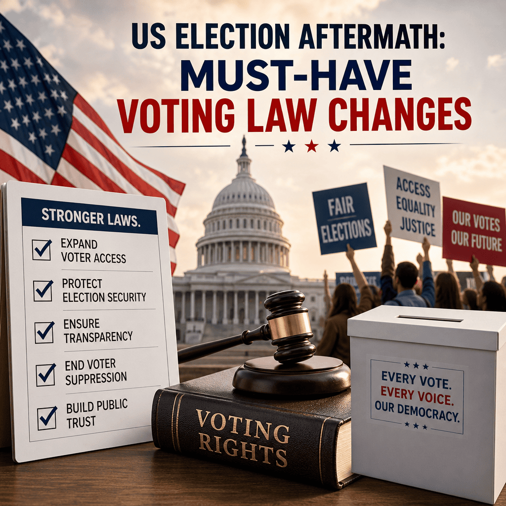 Additional Illustration of US Election Aftermath: Must-Have Voting Law Changes