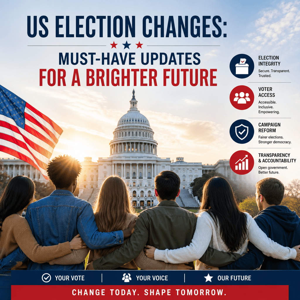 Illustration of US Election Changes: Must-Have Updates for a Brighter Future