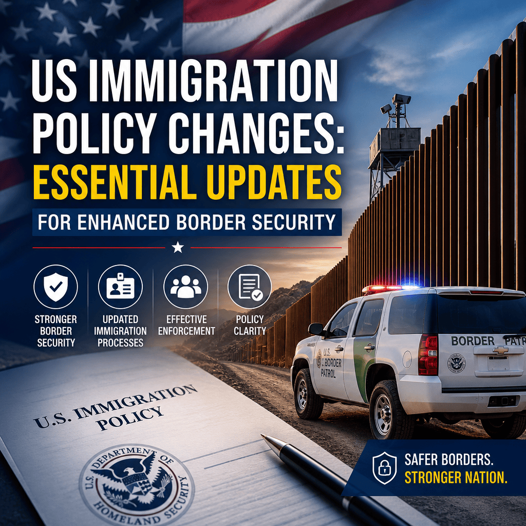 Illustration of US Immigration Policy Changes: Essential Updates for Enhanced Border Security