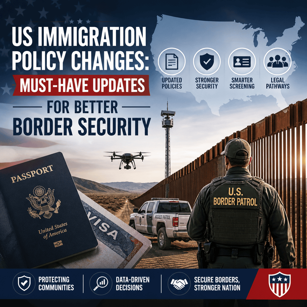 Illustration of US Immigration Policy Changes: Must-Have Updates for Better Border Security