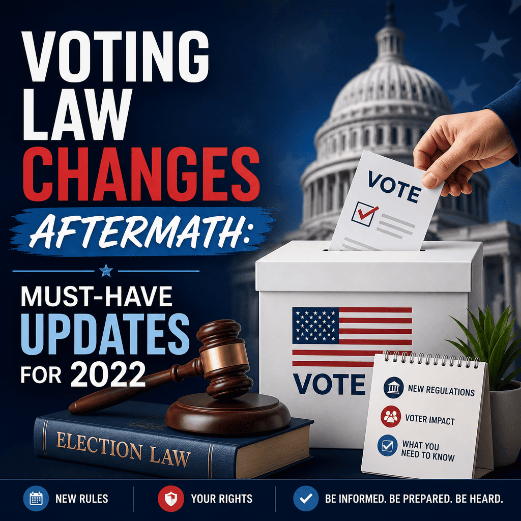 Illustration of Voting Law Changes Aftermath: Must-Have Updates for 2022