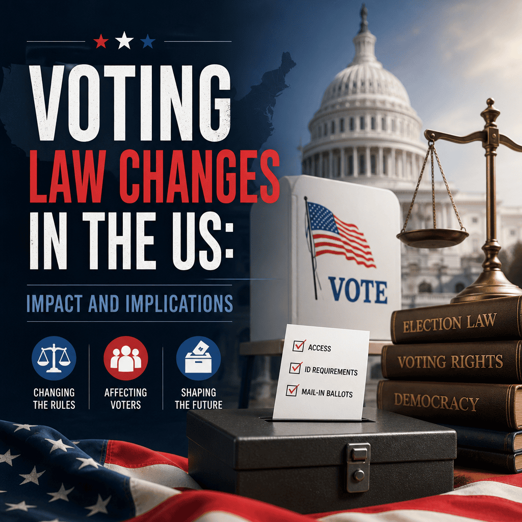 Illustration of Voting Law Changes in the US: Impact and Implications