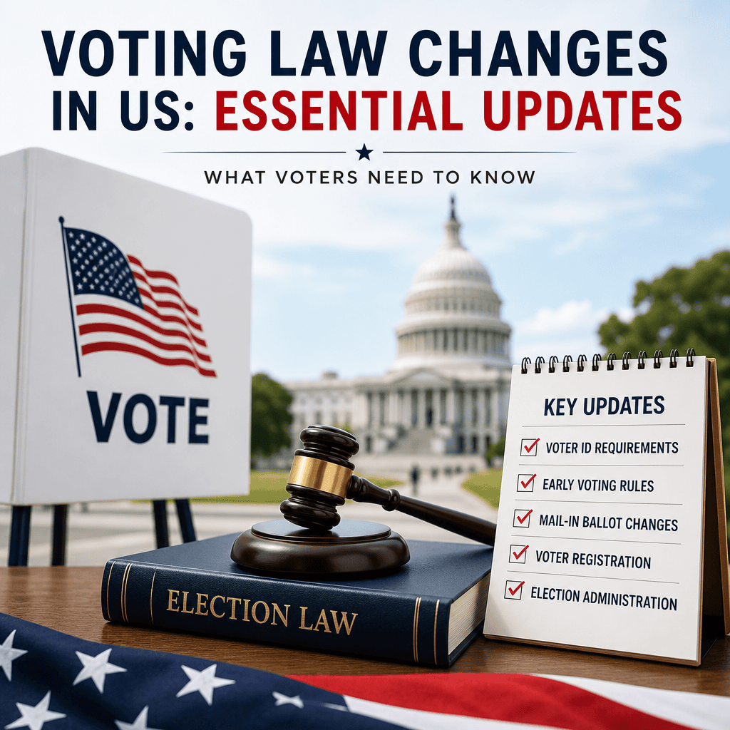 Illustration of Voting Law Changes in US: Essential Updates